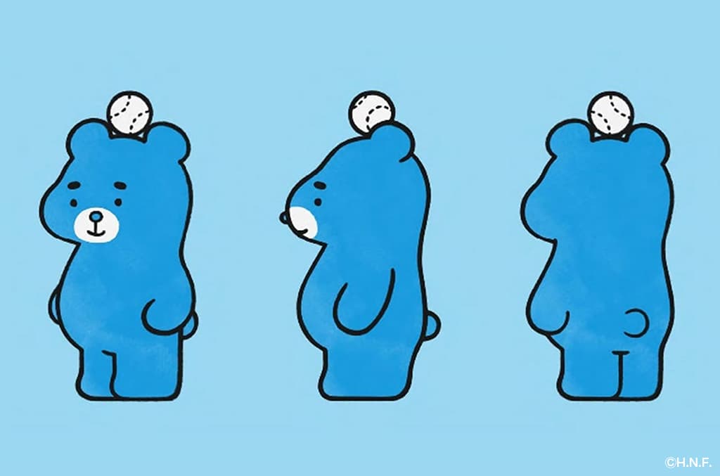 野球好きじゃなくても親しみやすいフォルムの「えふたん」。