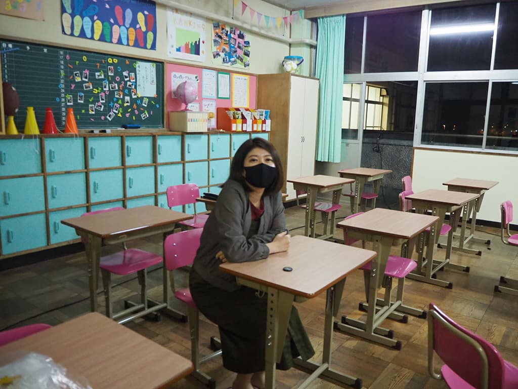 携わったキッズ作品の現場にて