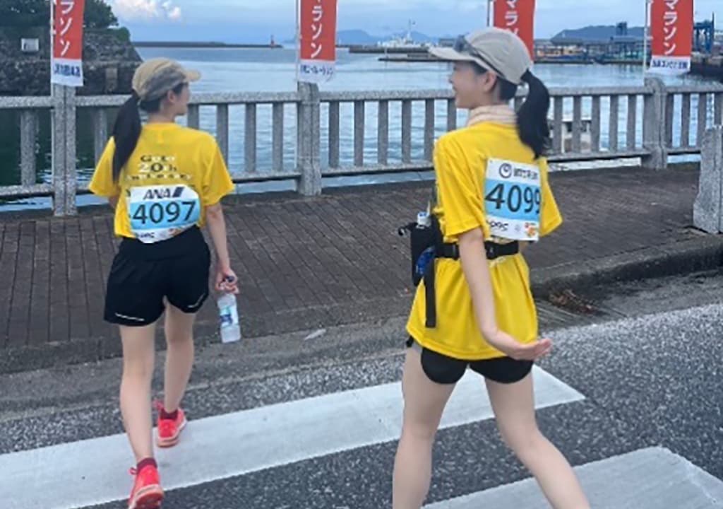 新入社員研修班の同期たちとハーフマラソンに出場!<br />東京・名古屋から長崎で合流しました