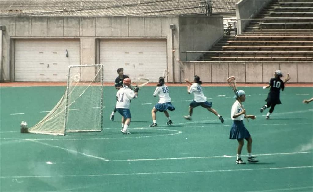 学生時代はラクロスに夢中の4年間でした